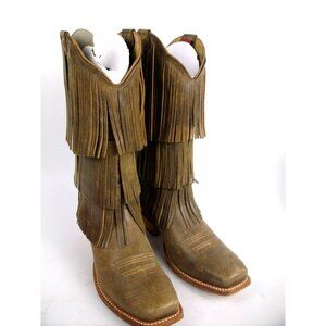 Twisted X Womens Brown Cowboy Western Boots Size 8 B GREAT CONDITION!